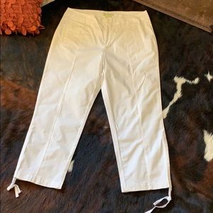 Caribbean Joe white capris